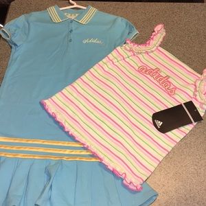 Girls Adidas dress and top